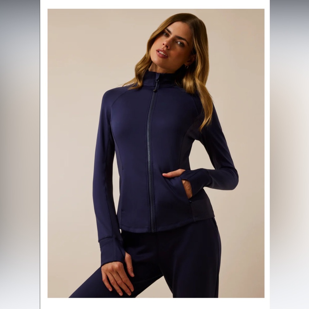 Greyson NWT Women's Sequoia Full Zip Jacket in Midnight Sky; Size S